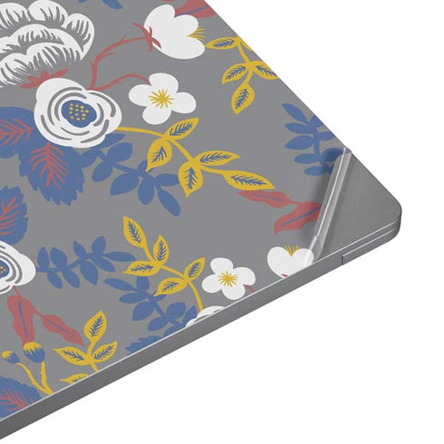 Autumn Grey Floral Universal Laptop 12in (9.8 x 6.8in) Skin